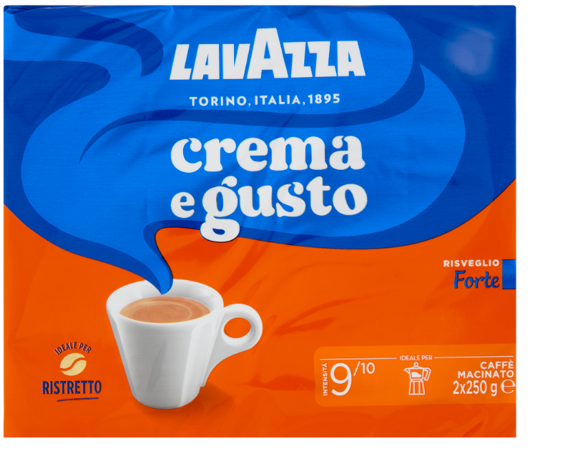 Lavazza 2 x 250g (500g) Ground Coffee