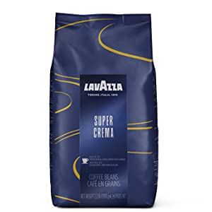 Lavazza Super Crema Whole Bean Coffee – Medium Espresso Roast (1kg)