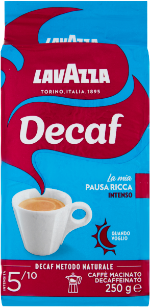 Lavazza DEK Intenso 4 x 250g , decaffeinated GROUND COFFEE
