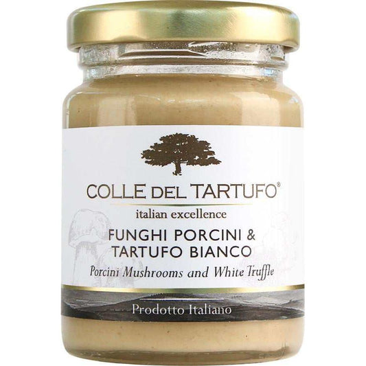 Colle Del Tartufo white truffle and porcini mushroom cream in 180g glass jar